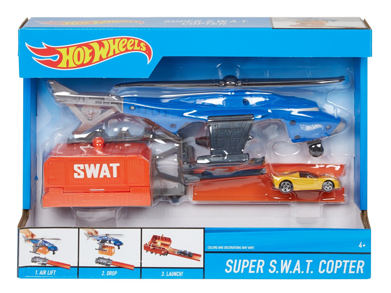 hot wheels swat helicopter