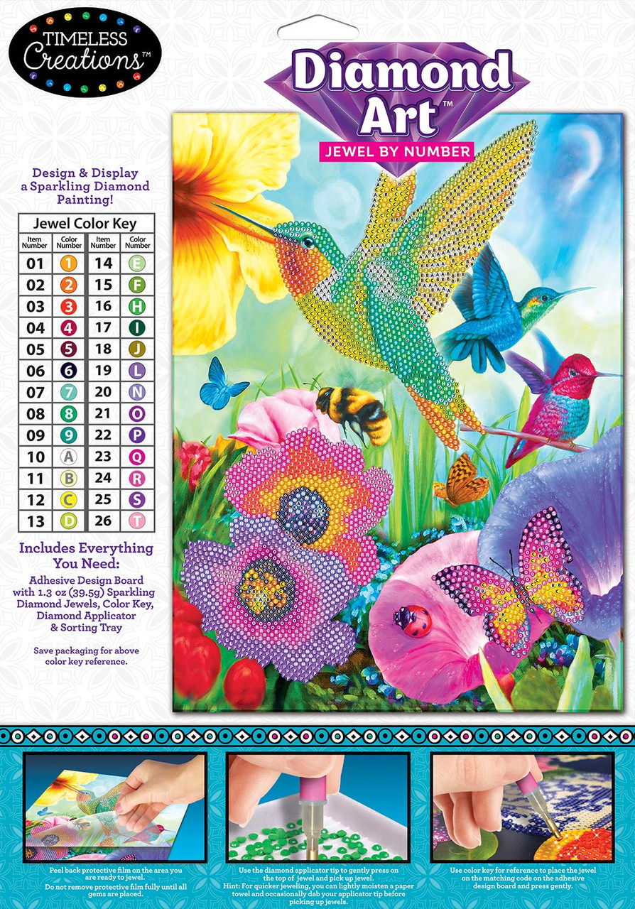 Cra-Z-Art Timeless Creations Diamond Art Jewel by # Hummingbirds 9