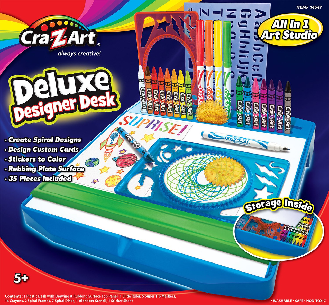 Cra-Z-Art Designer Desk Kit - Toys 4 U