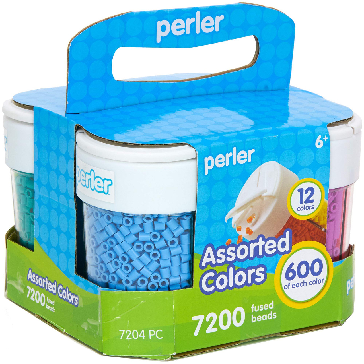 .com: Perler Pastel Bead Storage Container Set, 4004 pcs, Cool :  Everything Else