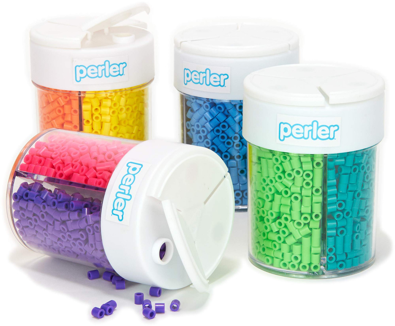 .com: Perler Pastel Bead Storage Container Set, 4004 pcs, Cool :  Everything Else