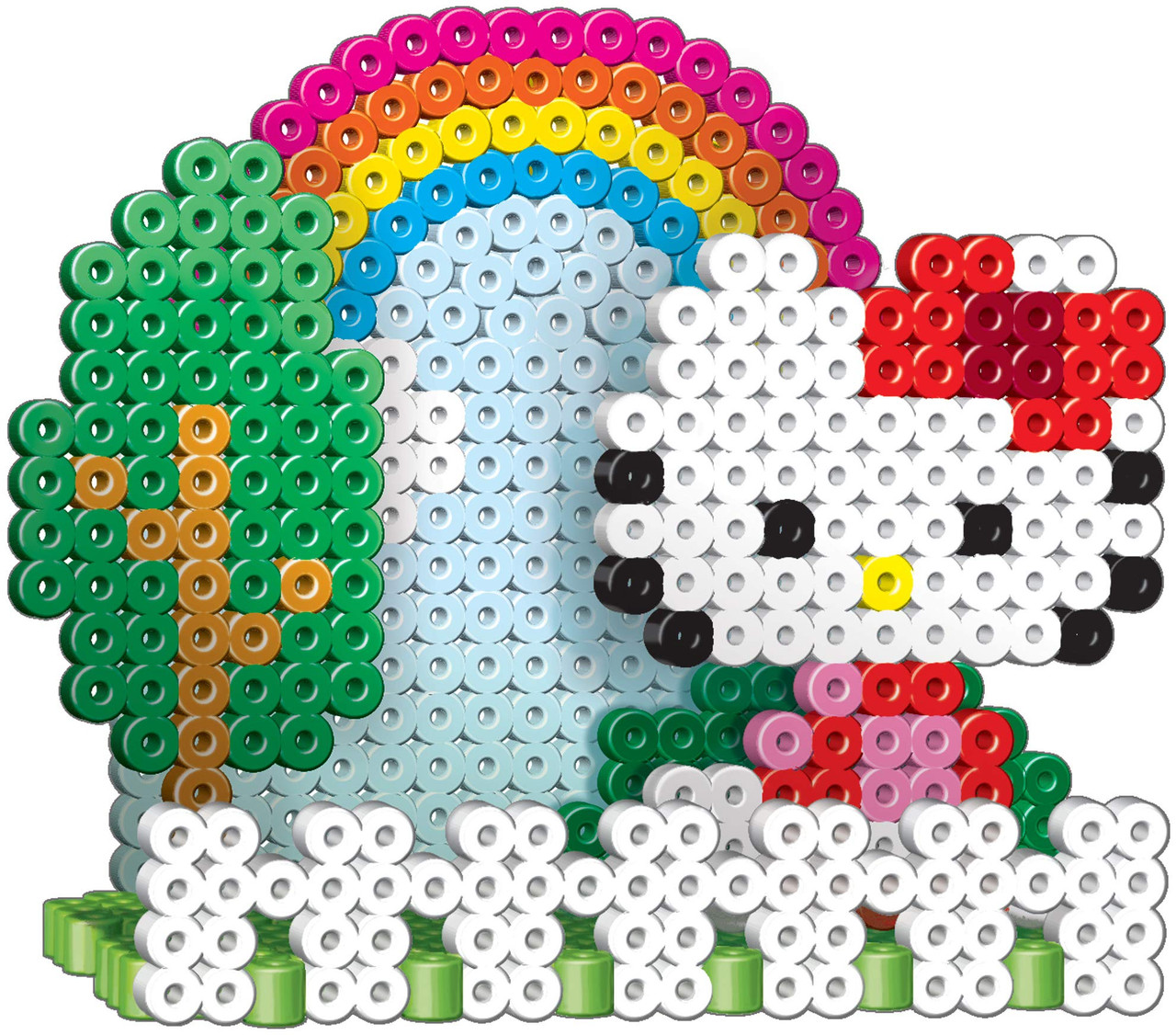 Perler Beads 3D Hello Kitty Bow Fused Bead Kit, 2003pc. - Toys 4 U