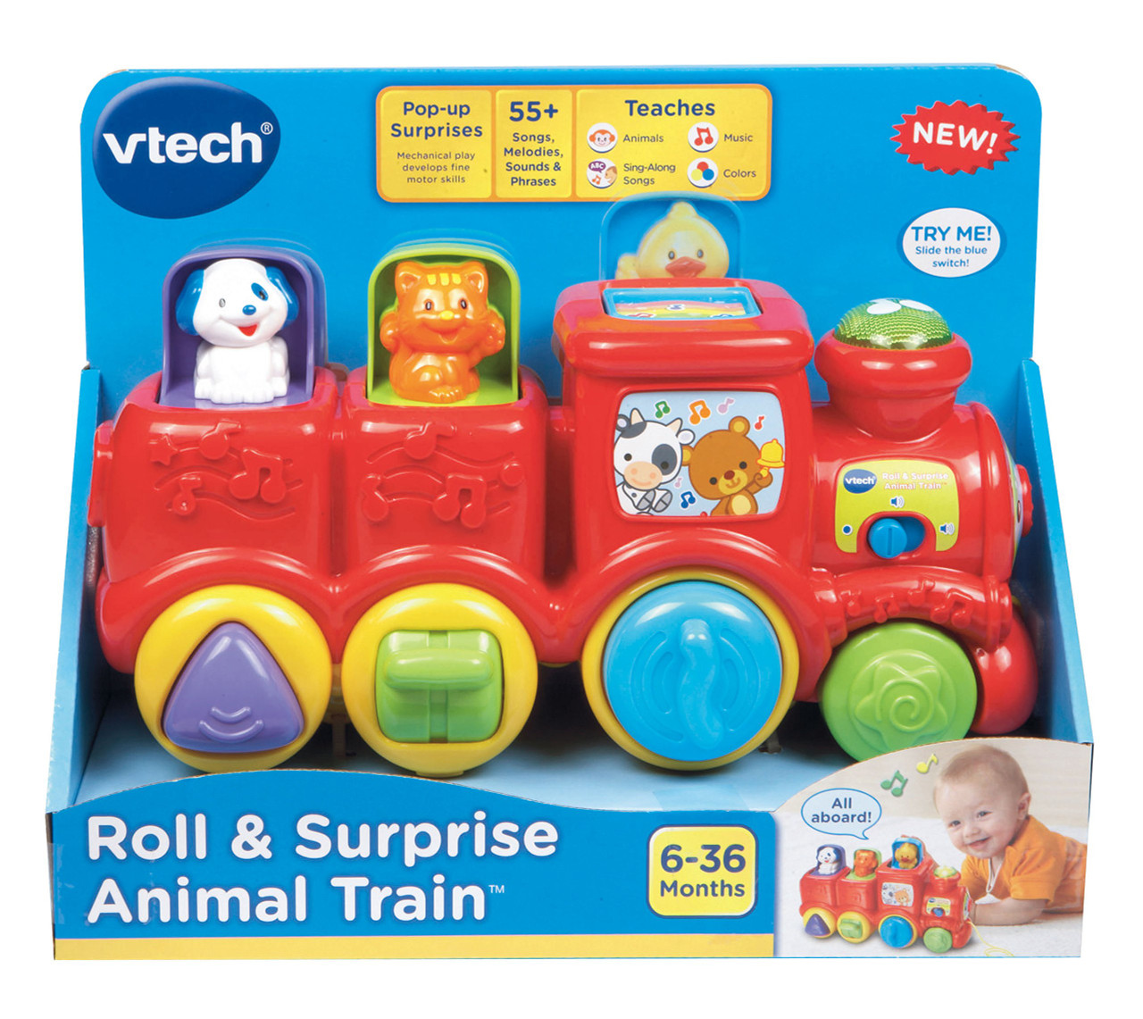 animal train toy