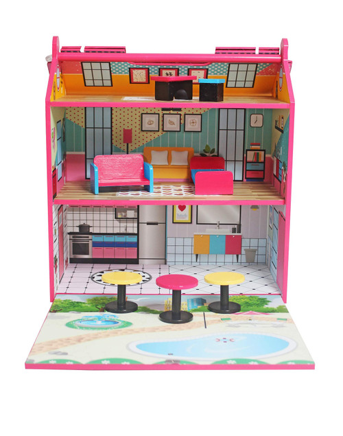 Teamson Kids Hand-Carry Dollhouse