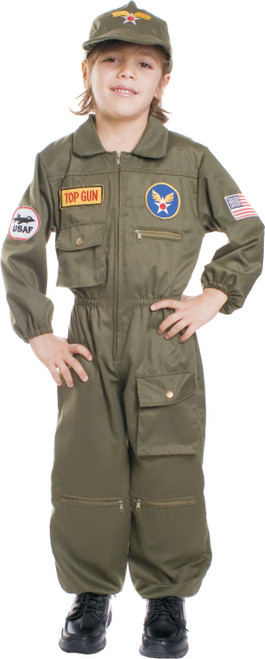 Kids Air Force Pilot Costume By Dress Up America