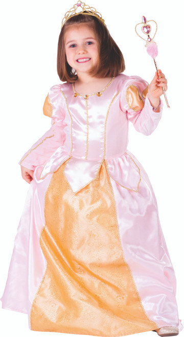 Little Girl Pink Belle Ball Gown By Dress Up America