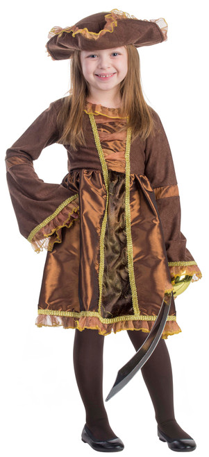 Little Pirate Girl Costume by Dress Up America