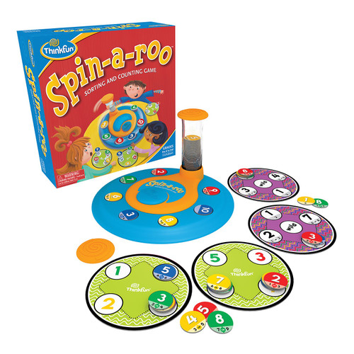 Think Fun Spin-a-roo Counting and Sorting Board Game