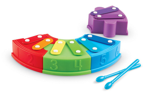 Learning Resources Rainbow Learning Xylophone, 6 Pieces