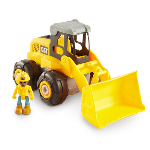 Cat Construction Build Your Own Junior Crew Wheel Loader Building Toy