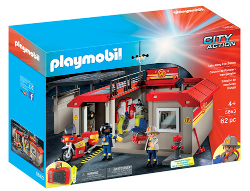 PLAYMOBIL Take Along Fire Station