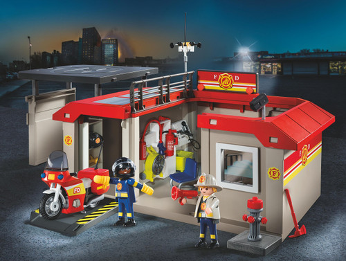 PLAYMOBIL Take Along Fire Station