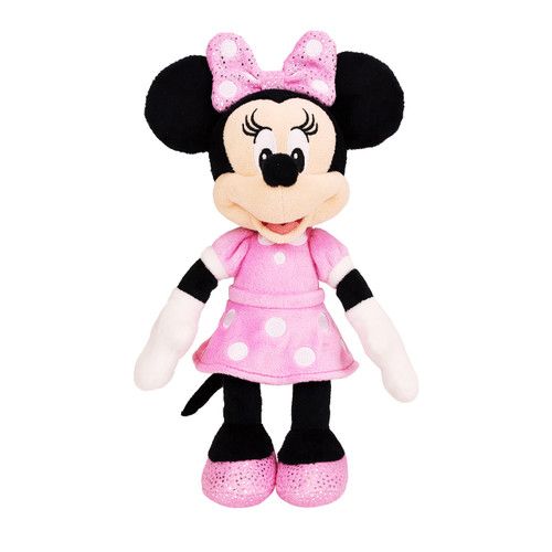 Disney Junior Mickey Mouse Beanbag Plush - Minnie Mouse, by Just Play