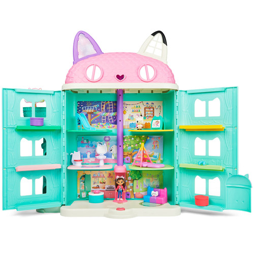Gabby's Dollhouse, Purrfect Dollhouse with 15 Pieces Including Toy Figures, Furniture, Accessories and Sounds, Kids Toys for Ages 3 and up