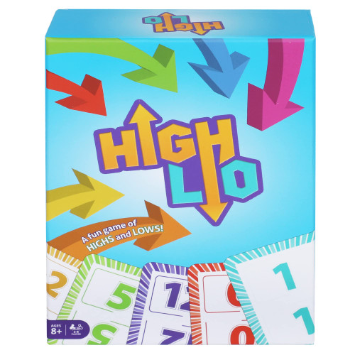 Point Games High-Lo Card Games for Families, Adults & Kids, Family Game Night Fun of Highs & Lows for All Ages, Durable Playing Cards, 2-8 Players