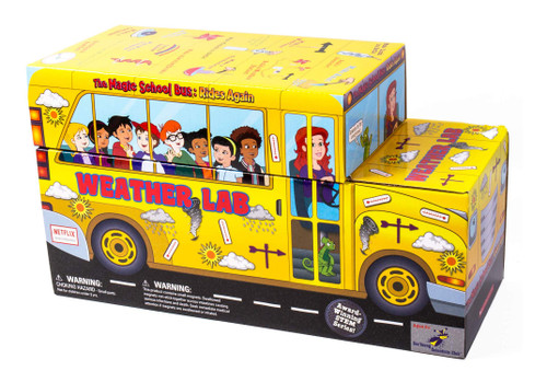 The Magic School Bus: Weather Lab By Horizon Group USA, Homeschool STEM Kit, Includes Hands-On Educational Manual, Weather Chart, Petri Dish, & More , Yellow