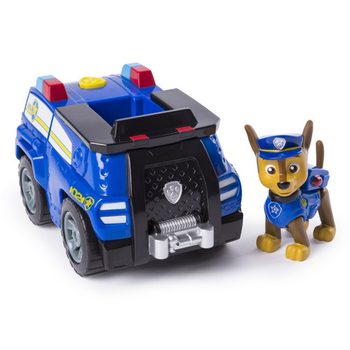 PAW Patrol, Chase's Transforming Police Cruiser with Flip-Open Megaphone, for Ages 3 and up