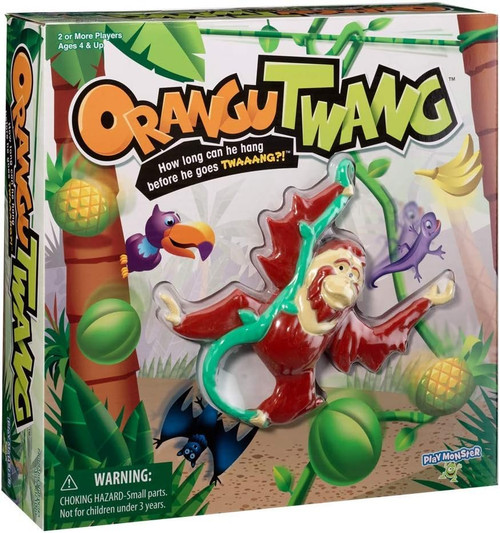 Orangutwang Kids Game - How Long Can He Hang Before He Goes Twaaang?!