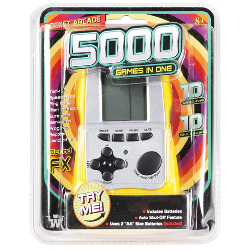 Westminster 5000 GamesinOne Pocket Arcade Handheld Electronic Game