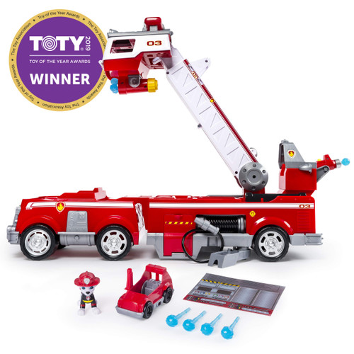 PAW Patrol - Ultimate Rescue Fire Truck with Extendable 2 Foot Tall Ladder, Ages 3 and Up