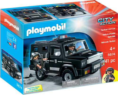 PLAYMOBIL Tactical Unit Car