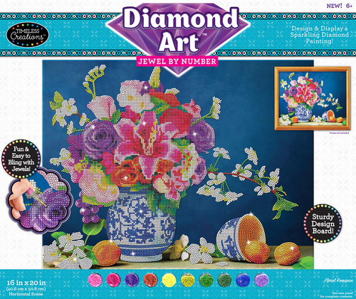 Timeless Creations Diamond Art Jewel by #Floral Delight 16 X 20