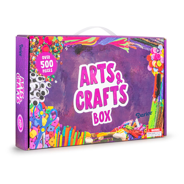 Darice Arts and Crafts Kit - 1000+ Piece Kids Craft Supplies