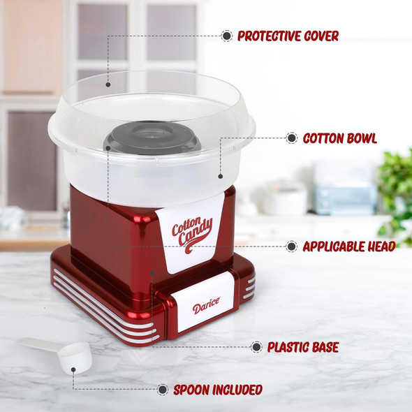 Cra-Z-Art Deluxe Cotton Candy Maker Kit with Lite Up Wand