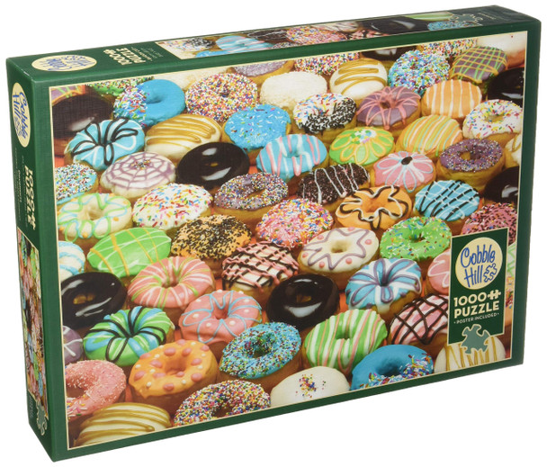 Cobblehill 80035 1000 pc Doughnuts Puzzle, Various