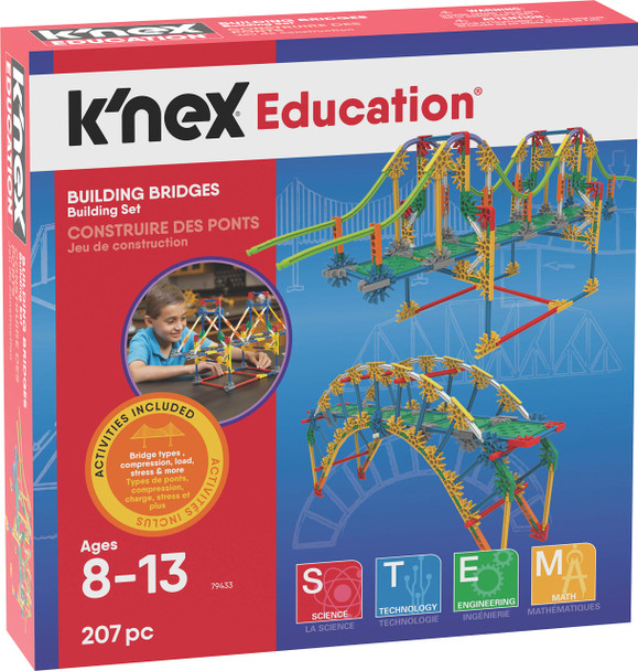 K'NEX Bridges Ages 8+ Construction Education Toy Building Sets (207 Piece) (Amazon Exclusive)