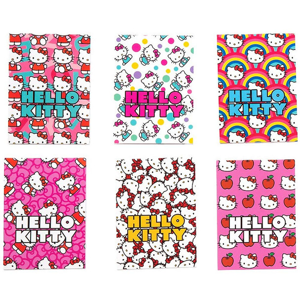 Hello Kitty 6 Designs 20 Sheets Mini Memo Pad Notebook (Set of 6)