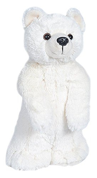 Wild Republic Polar Bear Plush, Stuffed Animal, Plush Toy, Gifts for Kids, Standing Buddies 13 Inches