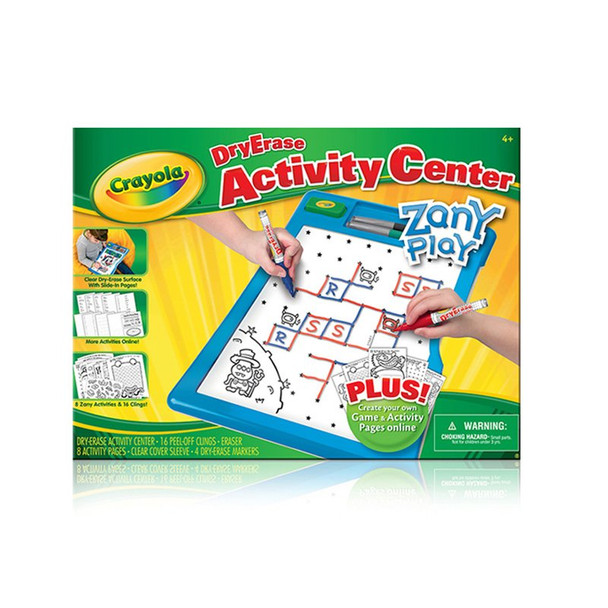 Crayola Dry-Erase Activity Center Zany Play Edition