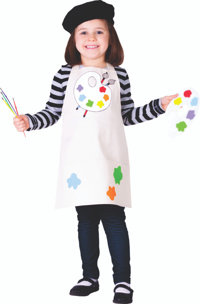 Little Girl Talented Artist Costume By Dress Up America