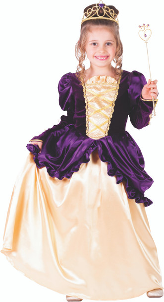 Little Girl Purple Belle Ball Gown by Dress Up America