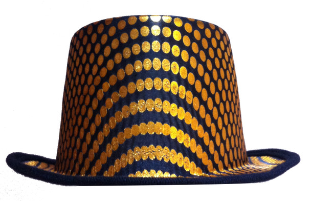 Gold Squared Top Hat