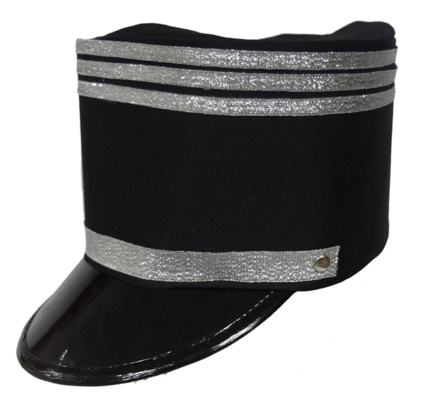 Black Marching Band Hat