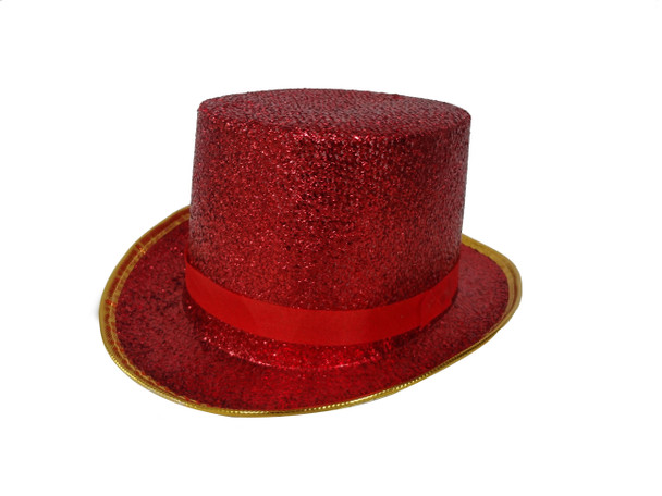 Deluxe Red Top Hat For Adult By Dress Up America