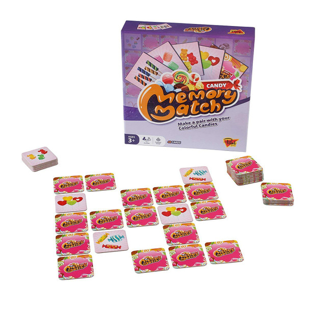 Adorable Candy Memory Match Game Make a pair with your Colorful Candies