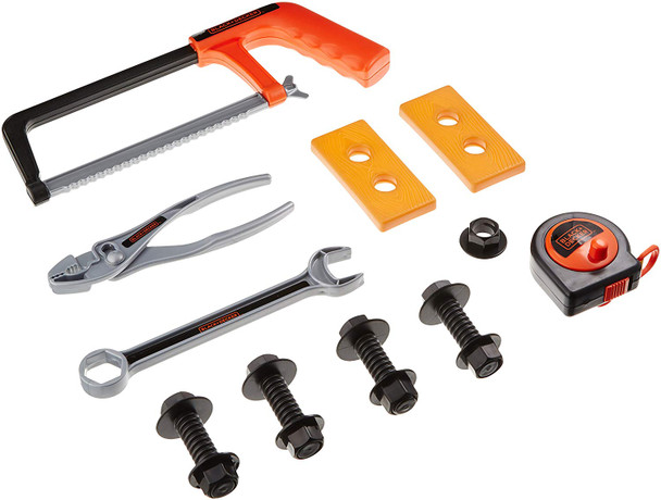 Black & Decker Jr. B&D Starter Tool Set (15-Piece)