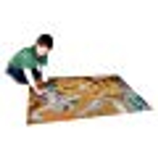 Hot Wheels Playmat Rug with Hot Wheels vehicle for kids indoor and outdoor play.