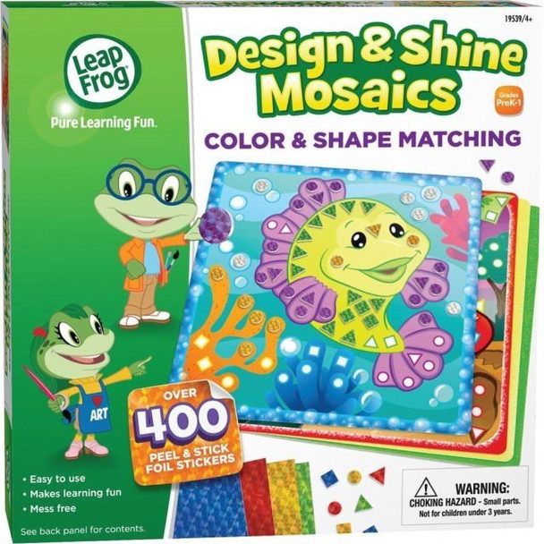 LeapFrog Animal Sticker - Design and Shine Mosaic Set