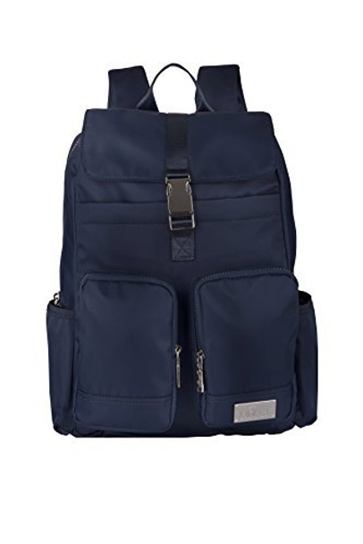 Blubel Buckle Fashion zippered casual style Backpack for girls and boys students recommended for ages 10+ (Blue)