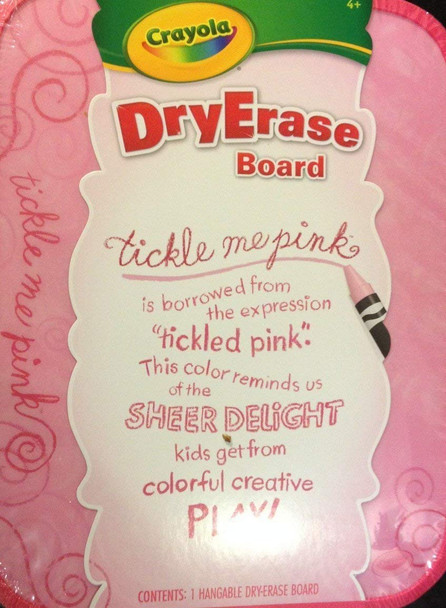 Crayola Pink Dry Erase Board
