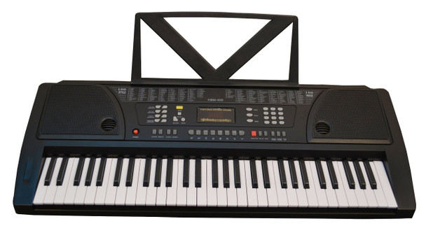 Huntington KB61 61-Key Portable Electronic Keyboard, Black