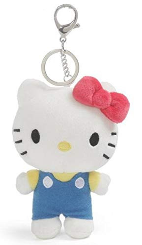 Gund Hello Kitty Plush Keychain in her Iconic Red Bow