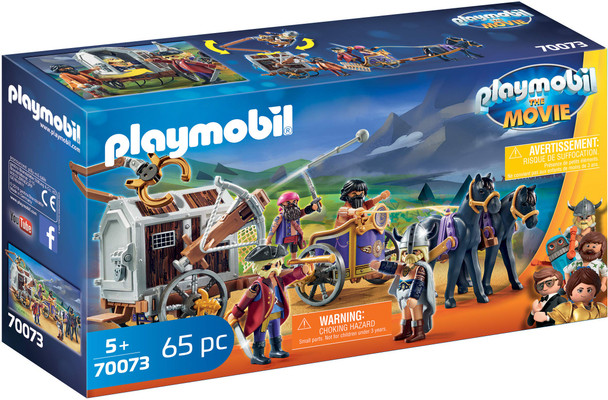 PLAYMOBIL The Movie Charlie with Prison Wagon