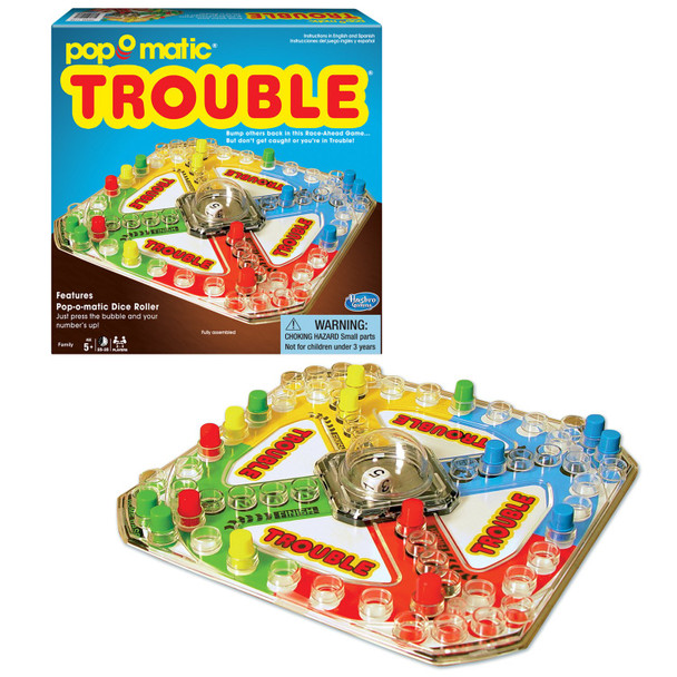 Winning Moves Games Classic Trouble Board Game, 1176