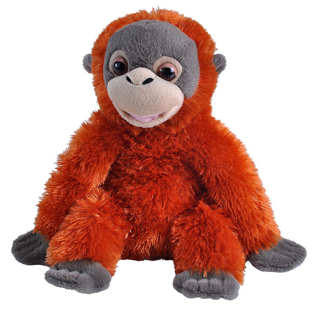 Wild Republic Smileys Orangutan Plush, Stuffed Animal, Plush Toy, Kid Gifts, 10"