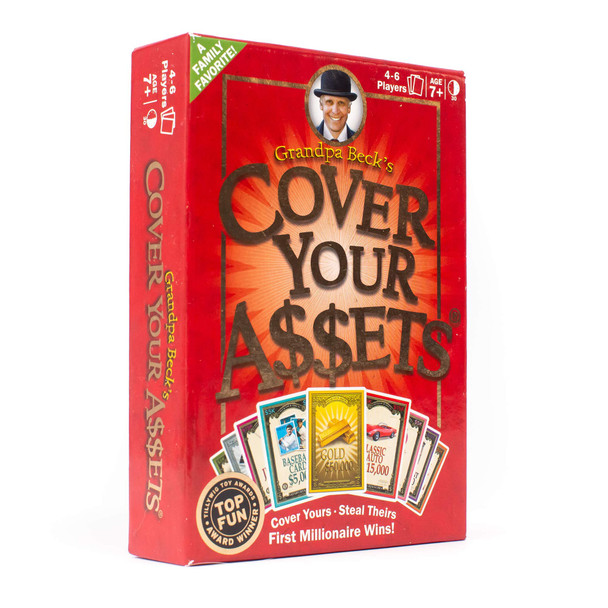 Grandpa Beck’s Cover Your Assets Card Game | Fun Family-Friendly Set-Collecting Game | Enjoyed by Kids, Teens, and Adults | From the Creators of Skull King | Ideal for 4-6 Players Ages 7+